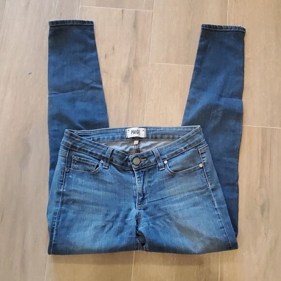 Paige Blue Verdugo Ankle Skinny Jeans - Picture 1 of 8
